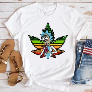 Rick and Morty Marijuana Weed Shirt