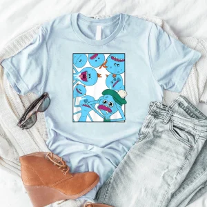 Rick and Morty Meeseeks Collage Birthday Tee