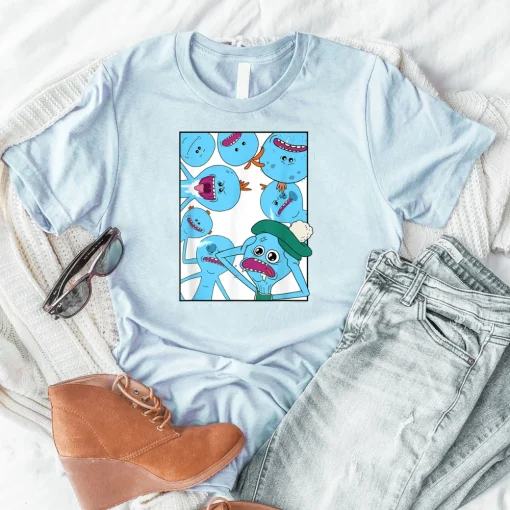 Rick and Morty Meeseeks Collage Birthday Tee