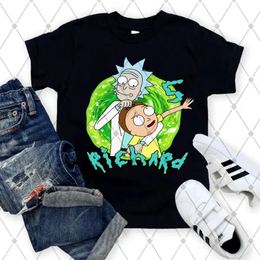 Rick and Morty Pajama Party Birthday Shirt - Fun Gift for Fans