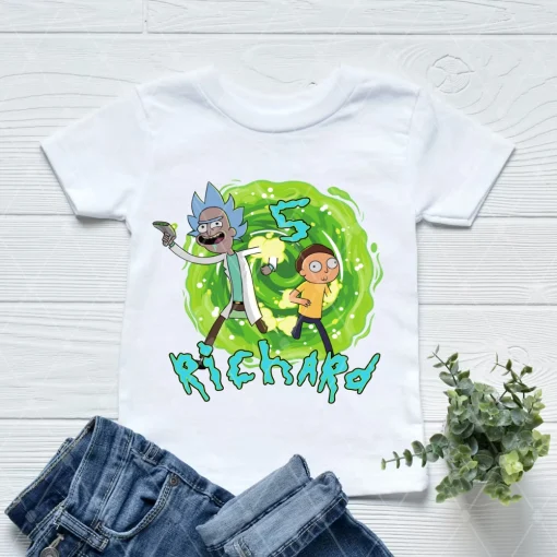 Rick and Morty Pajama Party Birthday Shirt - Fun Gift for Fans