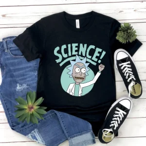 Rick and Morty Science Fist Punch T-Shirt