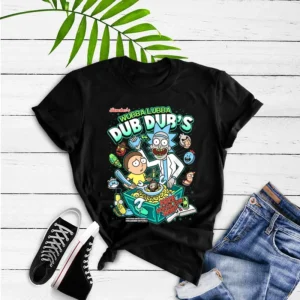 Rick and Morty Wubba Luba Dub Dub's Cereal Design Shirt