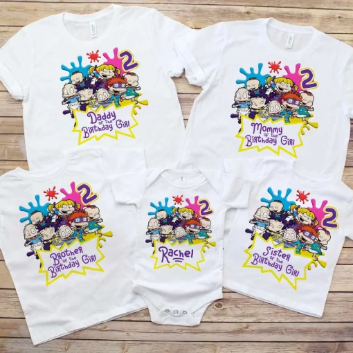 Rugrats Birthday Party Squad Shirts