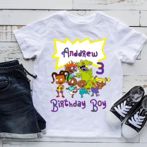 Rugrats Family Birthday Shirts - Personalize with Name and Age