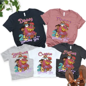 Rugrats Family Fun Customizable Shirts for Your Birthday Party