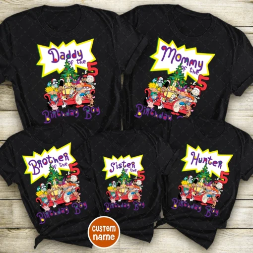 Rugrats Family Matching Shirt Custom Name 3