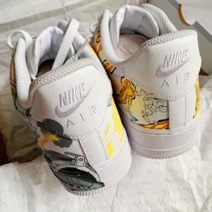 Tanjiro, Bakugo, Todoroki, and Yoriichi Air Force 1 Custom Anime Shoes-2