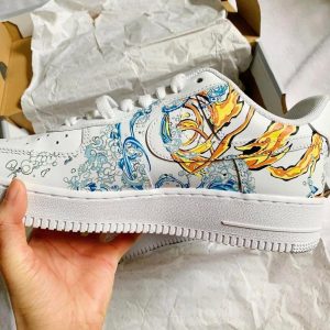 Tanjiro, Bakugo, Todoroki, and Yoriichi Air Force 1 Custom Anime Shoes-3