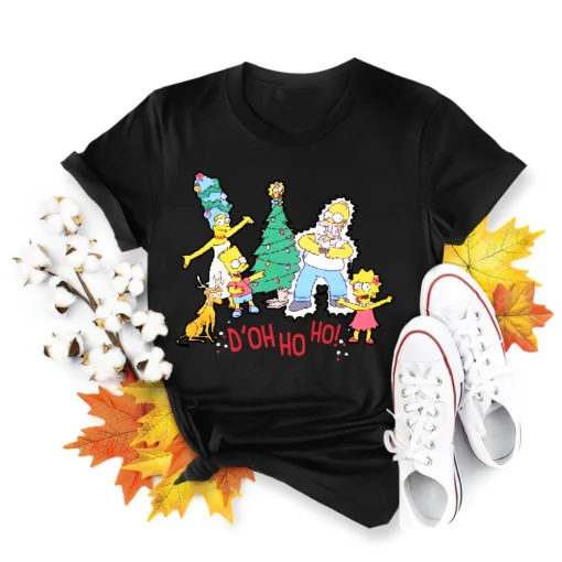The Simpsons Christmas Family Xmas Costume Shirt 2