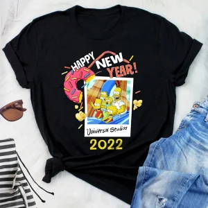 The Simpsons Christmas Happy New Year 2022 Shirt