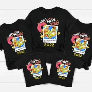 The Simpsons Christmas Happy New Year 2022 Shirt 3