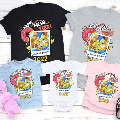 The Simpsons Christmas Happy New Year 2022 Shirt 5