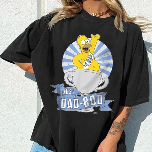 The Simpsons Homer Best Dad Bod T-Shirt 2