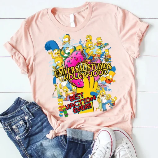The Simpsons Universal Studios Parks Best Vacation T-Shirt 2