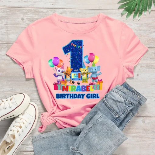 Tilly Word Party Birthday Family T-Shirt 3