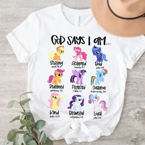 Unicorn Shirt with My Little Pony Birthday Theme for Kids 5