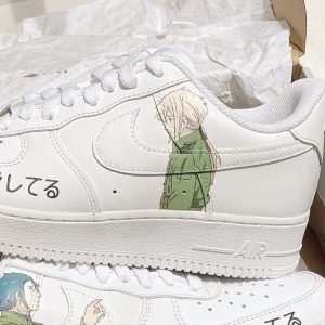 Violet Evergarden and Gilbert Anime Custom Shoes-1