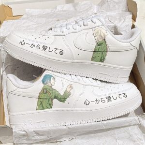 Violet Evergarden and Gilbert Anime Custom Shoes