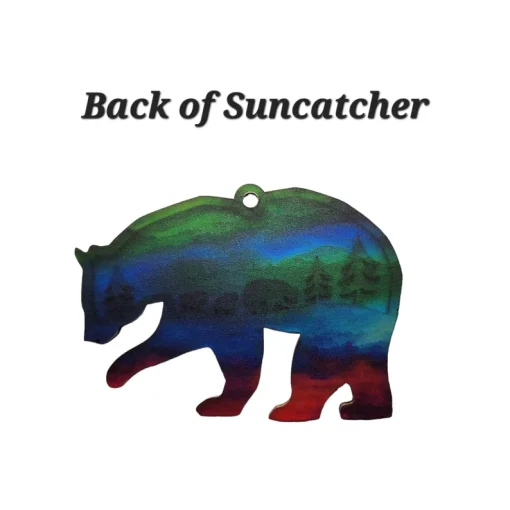 Wooden Bear and Cubs Sun Catcher A Beautiful Gift for Any Occasion-2