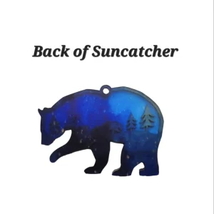 Wooden Bear and Cubs Sun Catcher A Unique Anniversary Gift-2