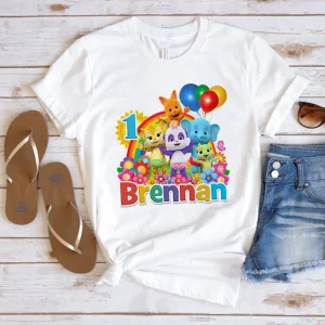Word Party Birthday Shirt - Customized with Your Name and Character