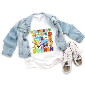 Word Party Theme Shirt - Custom Kids Tee with Your Character