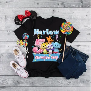 Word Party Theme Shirt for Girls - Custom Baby Shirt