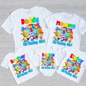Word Party Theme Shirt for Girls - Custom Baby Shirt with Cute Design 2
