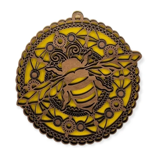 Yellow Bee Sun Catcher A Sweet Anniversary Gift for Mom-1