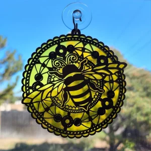 Yellow Bee Sun Catcher A Sweet Anniversary Gift for Mom