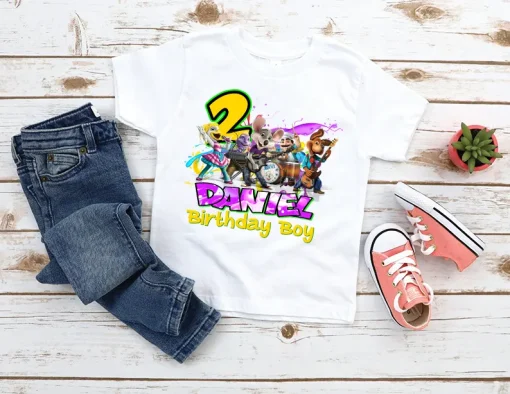 Personalized Chuck E Cheese Family Matching Birthday Shirt