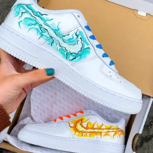 Custom Anime Shoes Air Force 1 - Hand-Painted Anime Sneakers-2