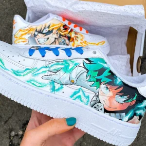 Custom Anime Shoes Air Force 1 - Hand-Painted Anime Sneakers-3