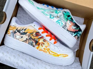 Custom Anime Shoes Air Force 1 - Hand-Painted Anime Sneakers