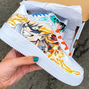 Custom Anime Shoes Air Force 1 - Hand-Painted Anime Sneakers-1