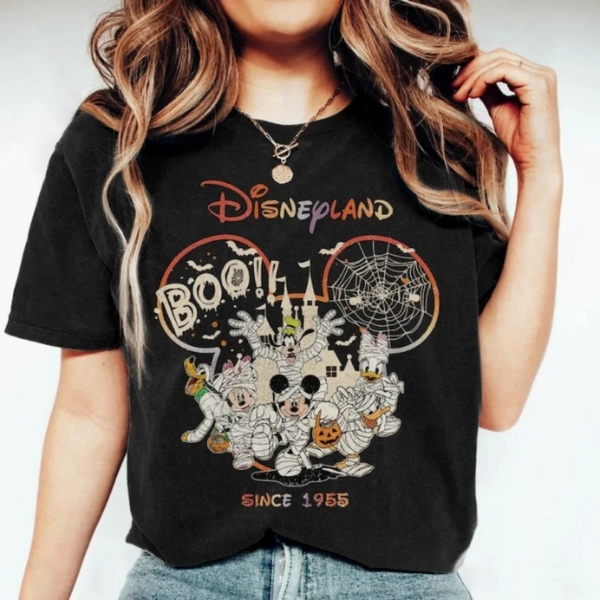 Vintage Disneyland 1955 Halloween Shirt