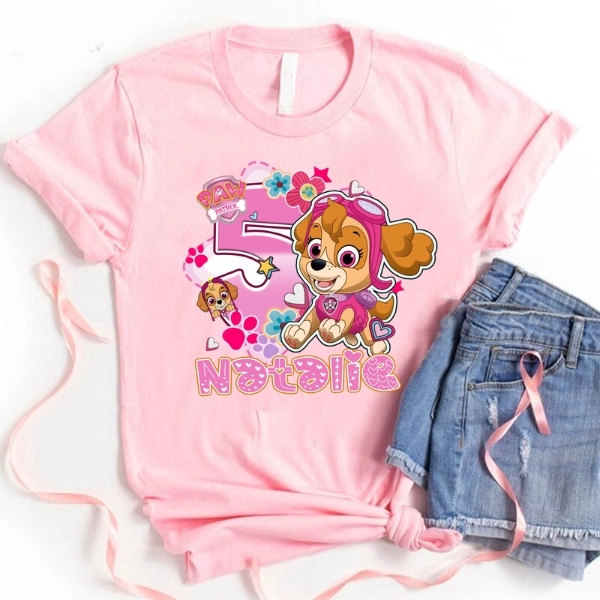 Skye Paw Patrol Birthday Shirt