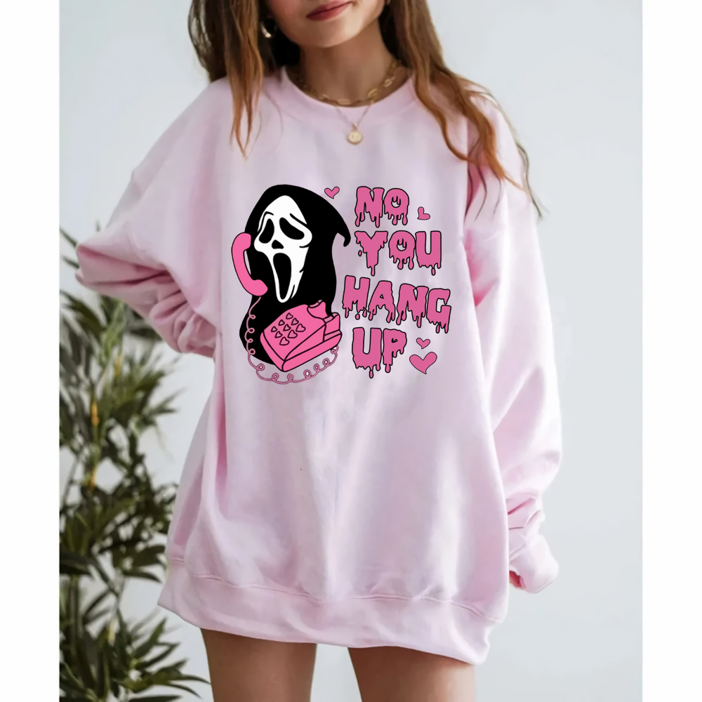 Halloween Ghostface Sweatshirt: Horror Shirt & Costume - Giftcustom