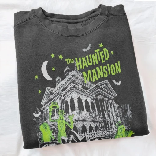 Halloween Shirt: Disneyland Haunted Mansion Tee & Retro Hoodie