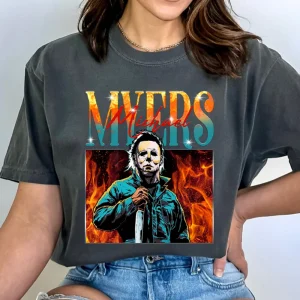 Halloween Shirt: Retro Michael Myers Homage Sweatshirt & Crewneck-1