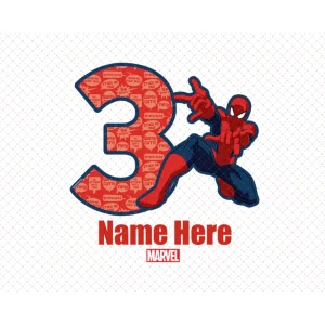 Custom Spiderman Birthday PNG, Boy's Spiderman Birthday Shirt, Spiderman birthday png, digital download