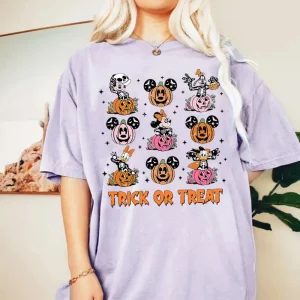 Halloween Mickey Mouse And Friends Retro Shirt-2