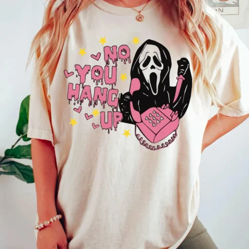 No You Hang Up Shirt Funny Scream MovieShirt-2