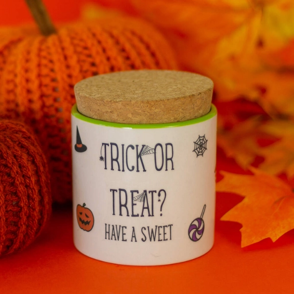 Halloween Trick Or Treat Sweet Jar