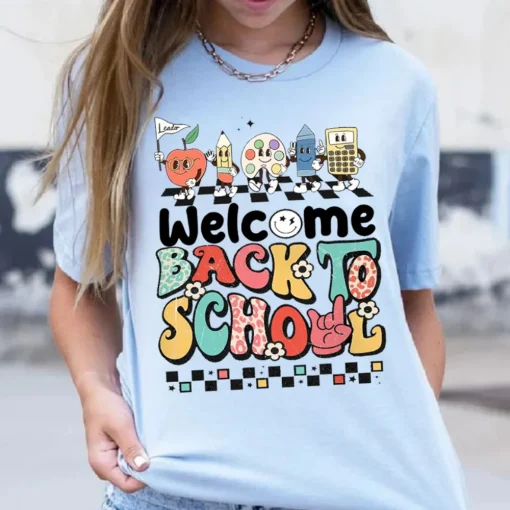 Retro Teacher Back To School Shirt-1