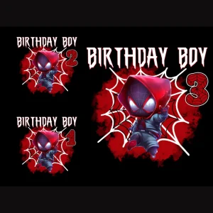 Spidey and his amazing friends Birthday png, Spiderman Family Matching, Custom Birthday Party, Personalized birthday