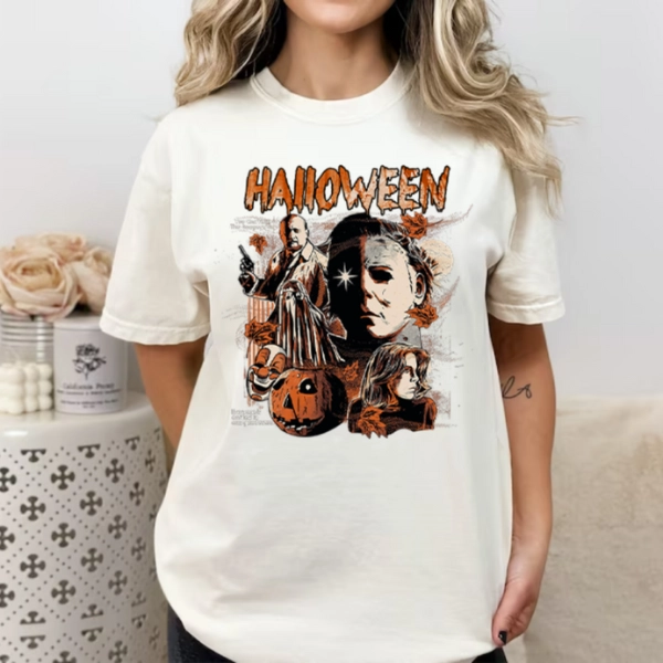 Halloween Shirt Vintage Michael Myers Funny Horror Gift