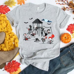 Cute Horror Characters Shirt, Halloween Horror Movies Sweatshirt