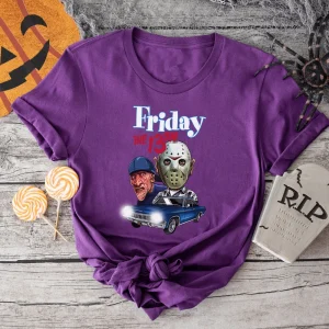 Halloween Shirt: Jason Voorhees, Horror Movie Fan, Friday the 13th Gift-2